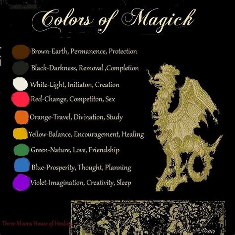 What colors do witches waer